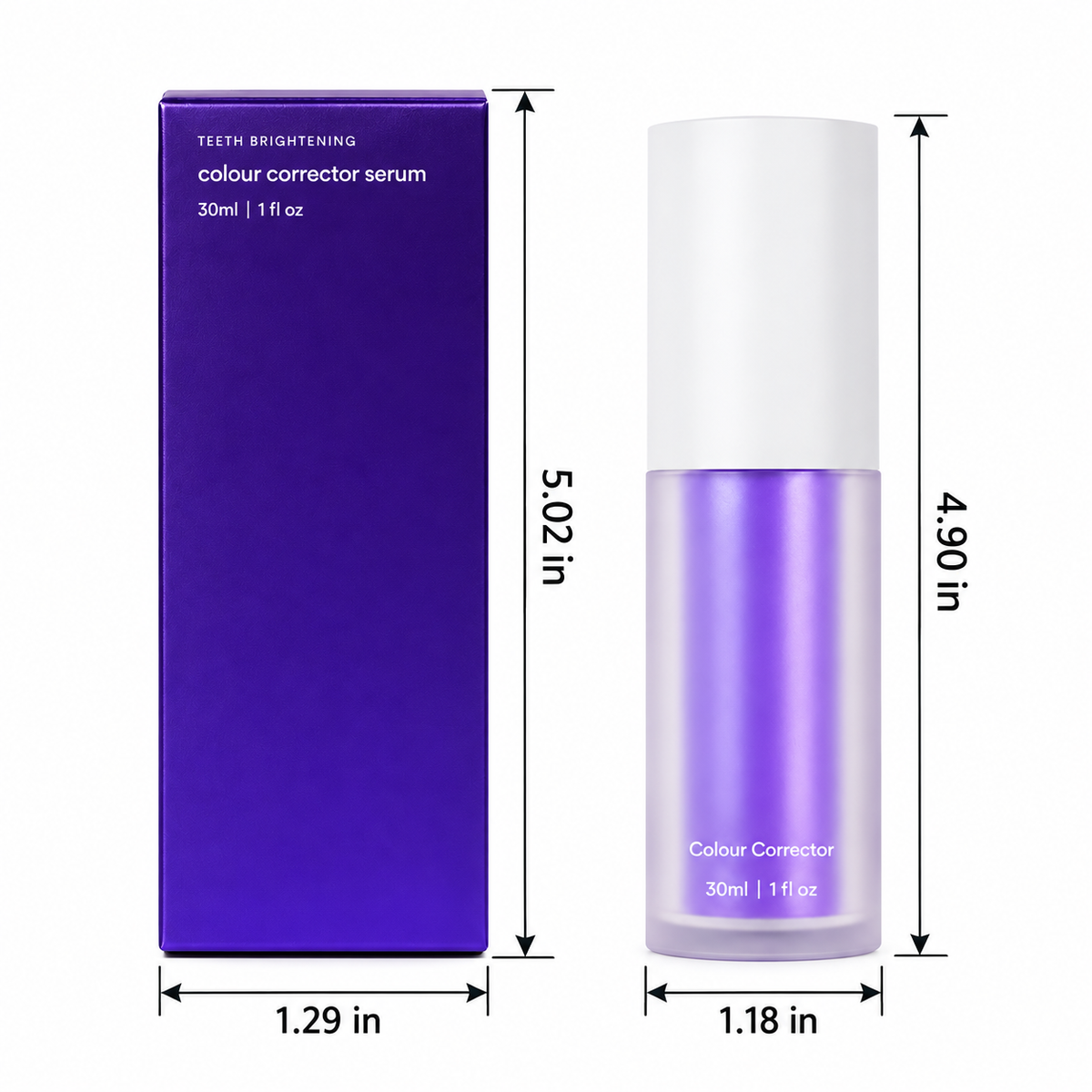 30ml Purple Oral Cleaning Toothpaste for Daily Care