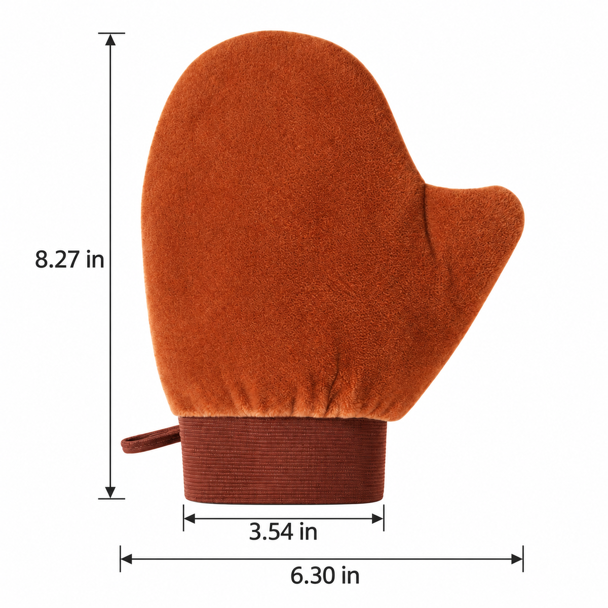 Body Care Application Mitt for Lotion and Massage Use