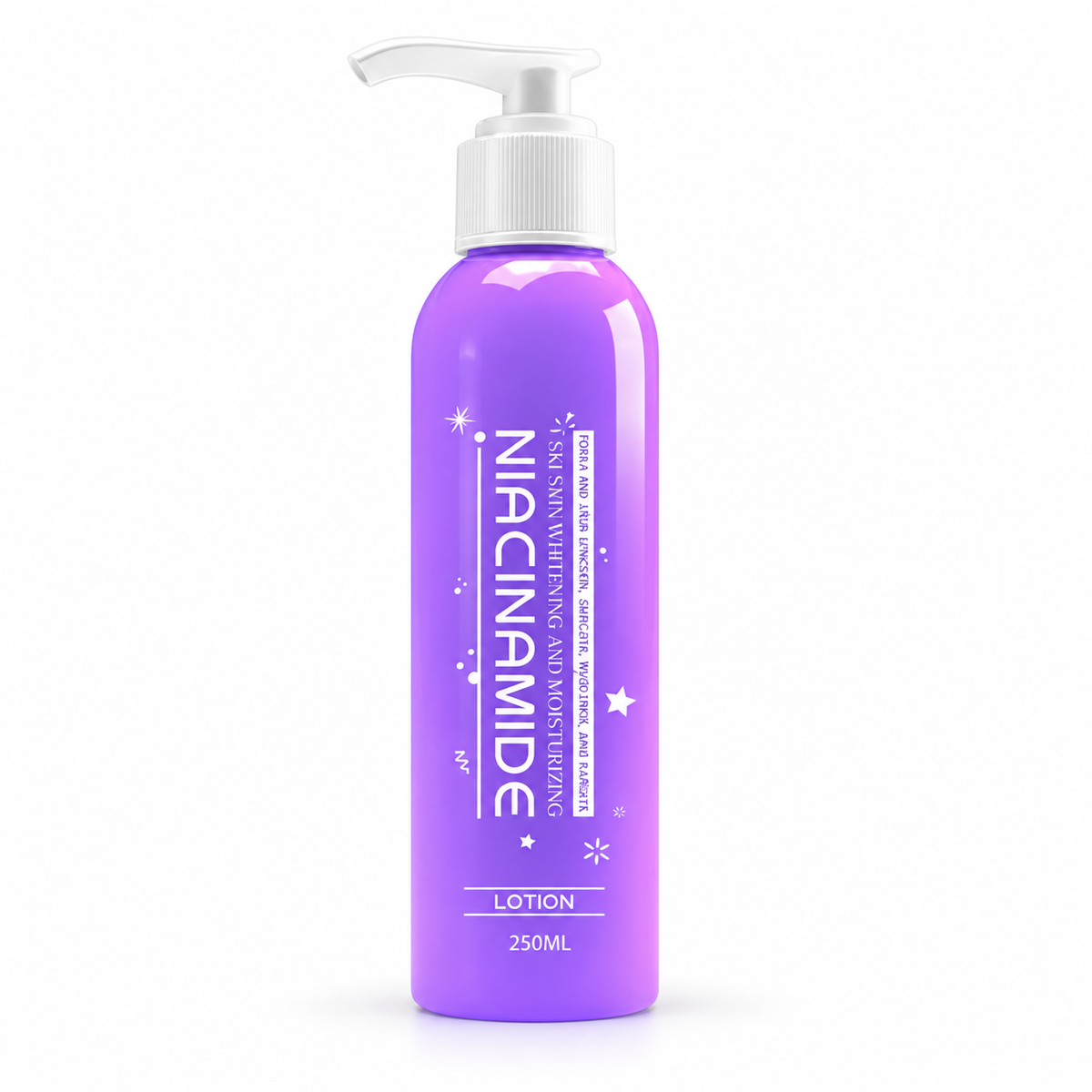 250ml Purple Niacinamide Body Lotion for Nourishing Moisture Care