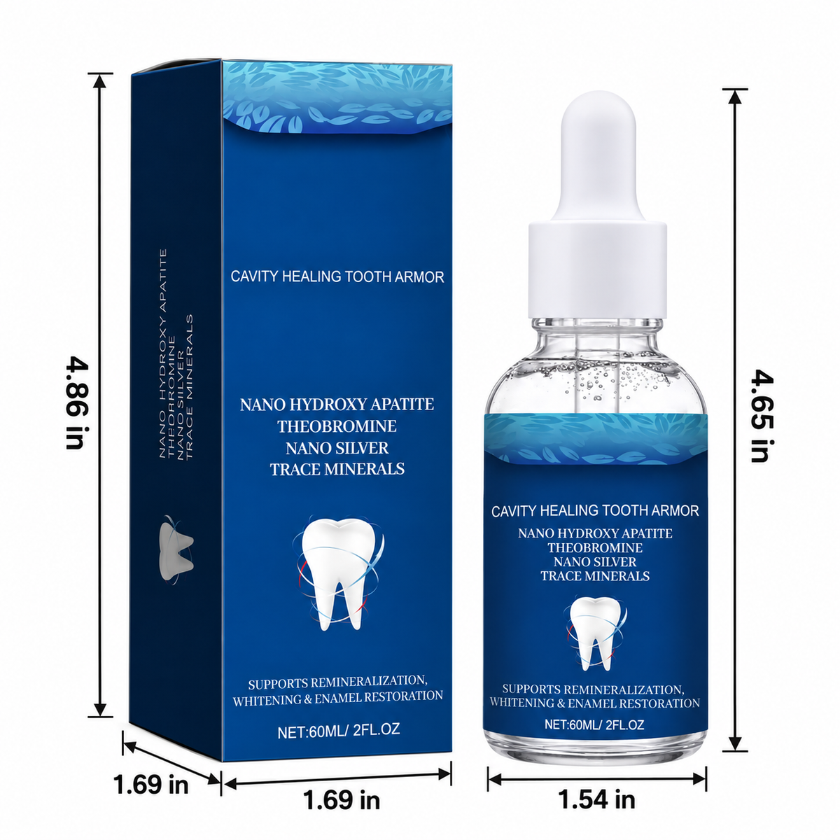 60ml Oral and Dental Cleaning Care Solution