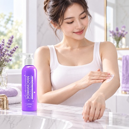 250ml Purple Niacinamide Body Lotion for Nourishing Moisture Care